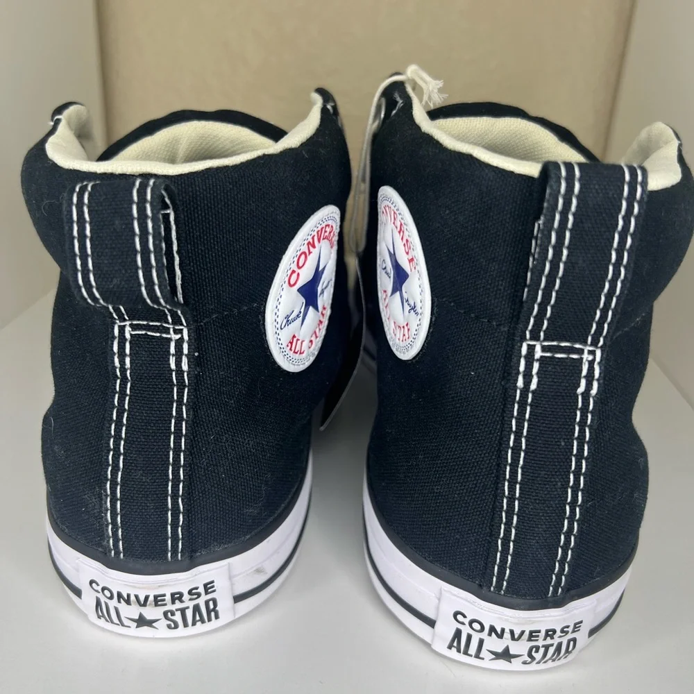 Converse Adult Street Mid Sneakers Black 11.5 - Picture 3 of 10